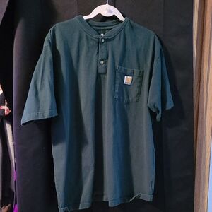 Carhartt Green Henley Shirt